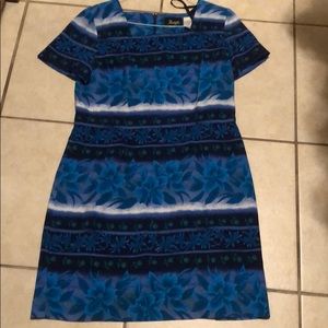 Blue flower ax 12 dress